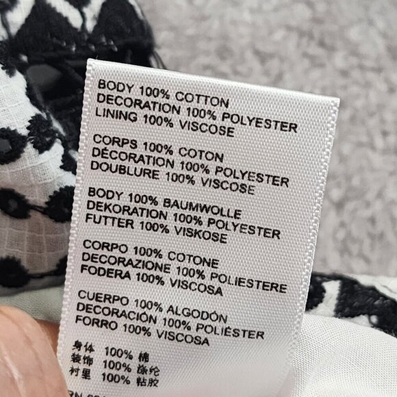 Anthropologie Womens Boho Embroidered Geometric Pattern Mini Shirt Dress - Picture 4 of 9